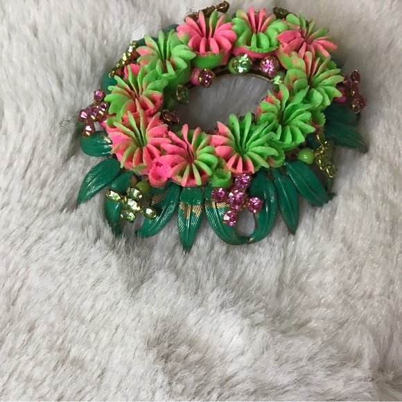 Alice Caviness Brooch and Earrings vintage - Picture 2 of 5